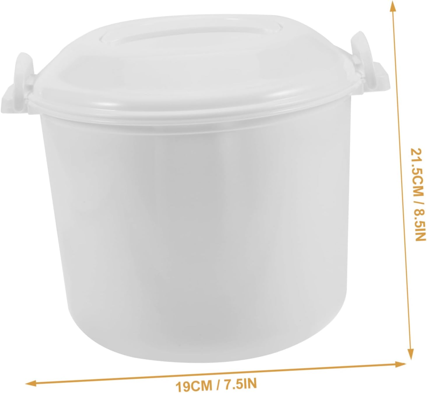 Microwave Rice Cooker with Lid Portable Multifunctional Steamer Tray Plastic Container for Healthy Cooking and Convenient Meal Prep at Home