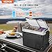 VEVOR Portable Car Refrigerator, 12 Volt Car Refrigerator Fridge, 58 L / 61.5 QT Dual Zone Portable Freezer, -4℉-68℉ Adjustable Temperature, Compressor Cooler for Home, Outdoor, Camping, RV, Car