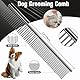 Wenshall 7,0 Zoll Hundepflege Schere Set Hund gerade Schere & Ausdünnungsschere & Gebogene Schere & chunker & Comb 5Stk Set