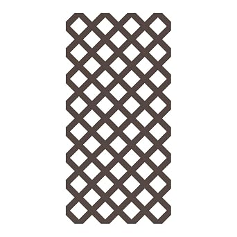 2 H x 4 W Classic Brazilian Walnut Lattice