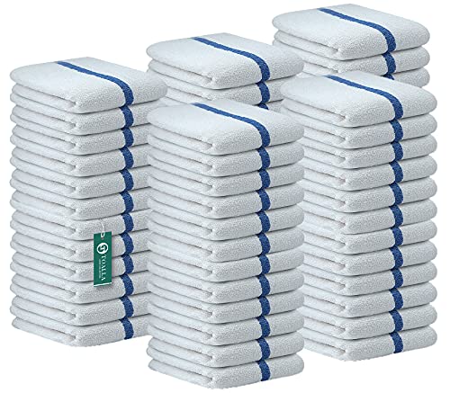 TOALLA Bar Mop Blue Stripe 10lbs 16x19 Pack of 60 100%...