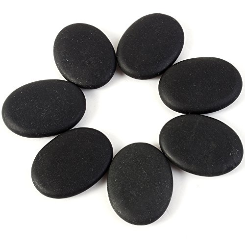 7pcs /lot Hot Spa Rock Stone Massage Basalt Stones Lava Massage Natural Stone