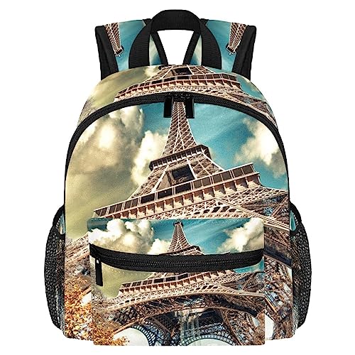 Sac d'école enfants Tour Eiffel pour les journées de classe et sorties culturelles
