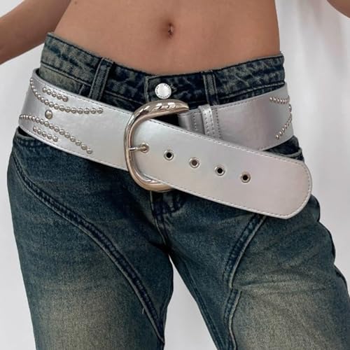 Cool Cowgirl Waist Chain Casual Belt Studded Waist Ceinture Wide Lady Belt Studded Simple Easy Belt3