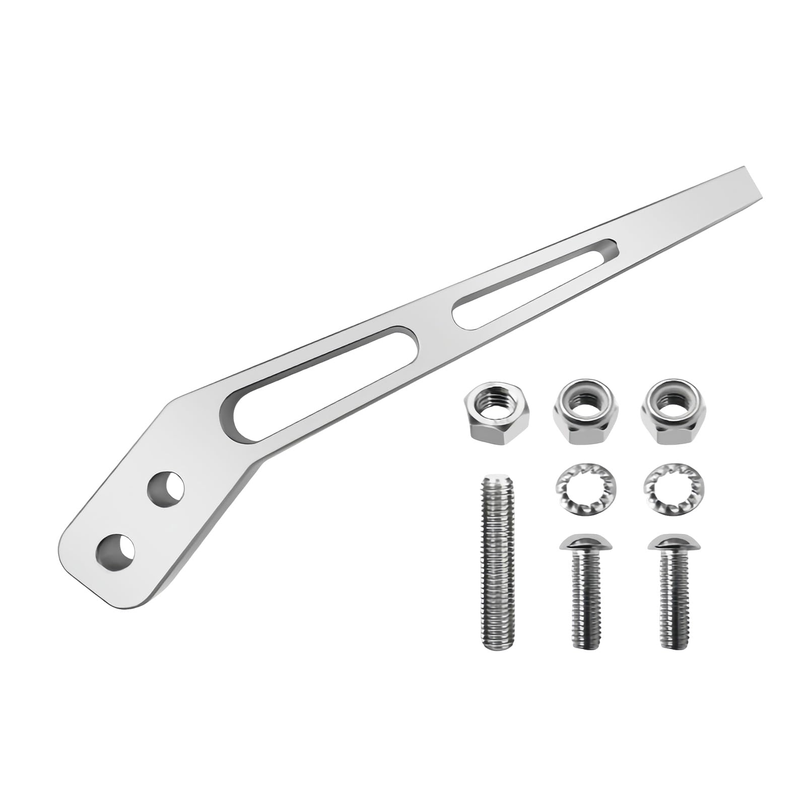 KMGDM 10Inch Curved Aluminum Shifter Stick Aluminum Shifter Handle Lever for Tremec T56 TKO500 Transmissions Handle