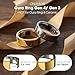 High-Gloss Plated Covers Compatible with Oura Ring Gen 4/Oura Gen 3 Cover, Anti-Scratch Ultra-Thin TPU Ring Protector Case Accessories for Women Men - Not for Oura 4 Ceramic