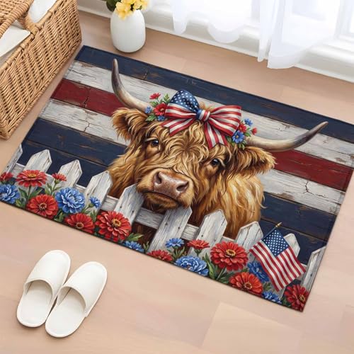 Tapete decorativo rectangular 2x3 pies Marrón VANDARRINS miniatura 1