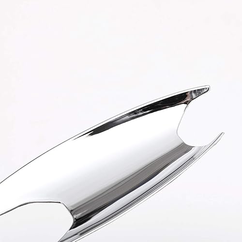 Miniatura 8 de YIWANG Manija de puerta cromada Insertos Copa ajuste para BMW Serie 5 G30 6 Serie GT 2017-2020 Accesorios