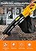 MaGiLL Portable Garden Leaf Shredder, 3 in 1 - Blower, Vacuum and Mulcher, 6 Gears Adjustment, Wheels for Easy Movement, Height Adjustable, Makes It Compact to Store, Use All Year Round