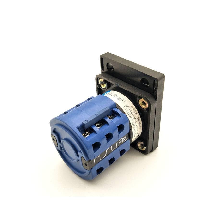 660V 20A 12 Terminals 7 Positions Voltmeter Rotary Cam Changeover Switch