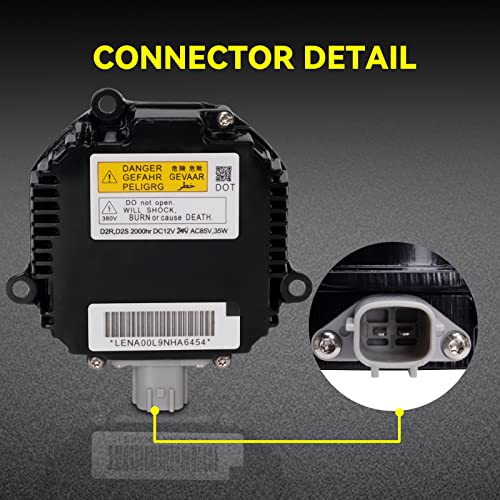 Adp Hid Ballast Headlight Control Unit With Igniter And D2S Bulb For Nissan Altima Maxima Murano 350Z 370Z Gtr Infiniti G35 G37 Fx35 Qx56 Replace Nzmns111Lana, Nzmns111Lbna, 28474-89904 #TOP4
