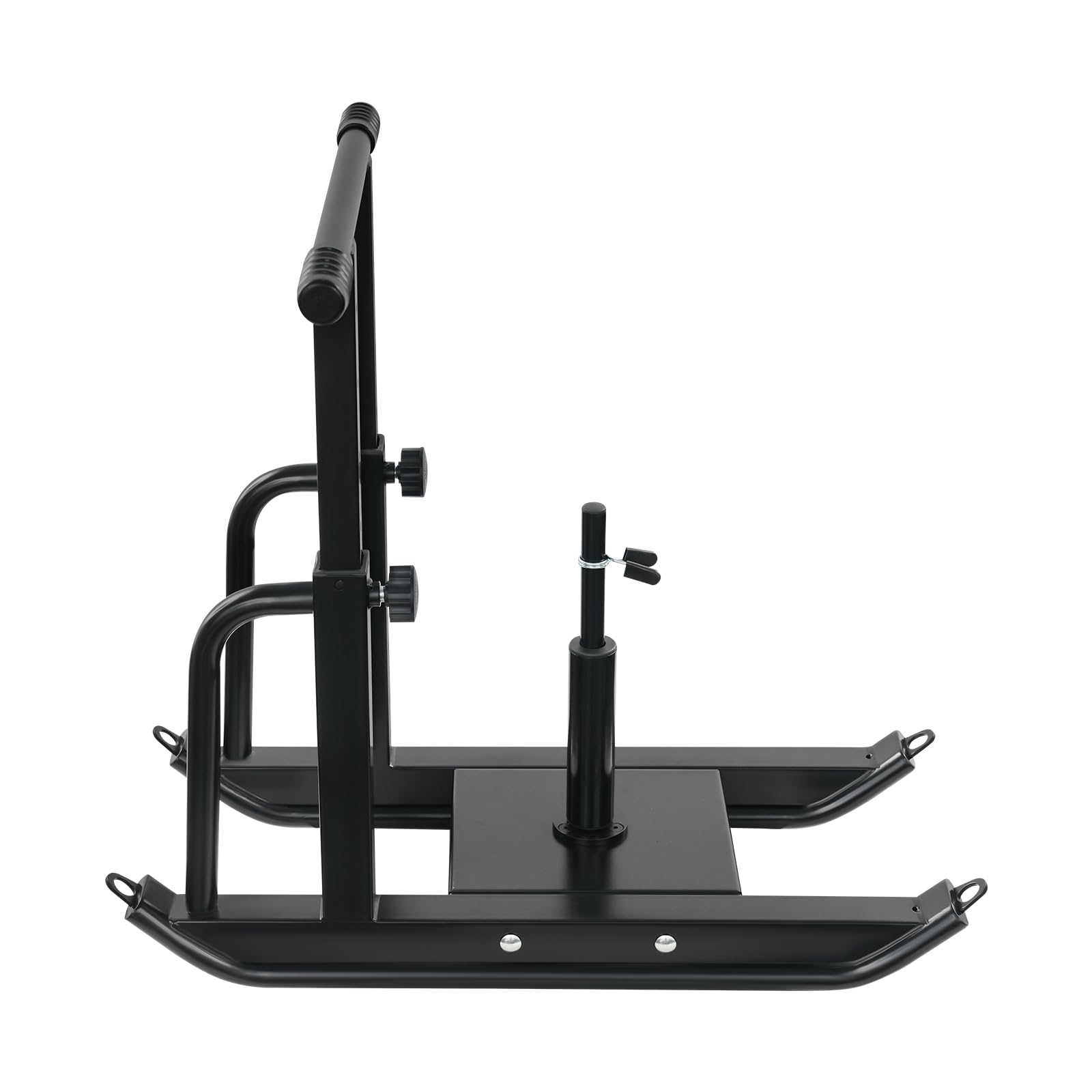 Trineo de peso, 5 alturas ajustables, trineo de fitness, capacidad de carga 200 kg, Power Sled con correa de hombro ajustable, trineo de entrenamiento de peso, mejora la fuerza explosiva, para discos