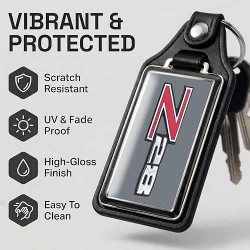 Image of Brotherhood Car Key Chain for Camaro - Classic Models Keychain for Men and Women Gift Key Ring - -