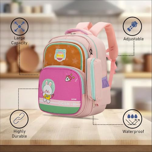 Image of Tinytot 22 Litre 17-Inch Waterproof Large School Bag for Boys & Girls, Kids School Bag, School Backpack for Girls and Boys, for Kids, Ideal for Children