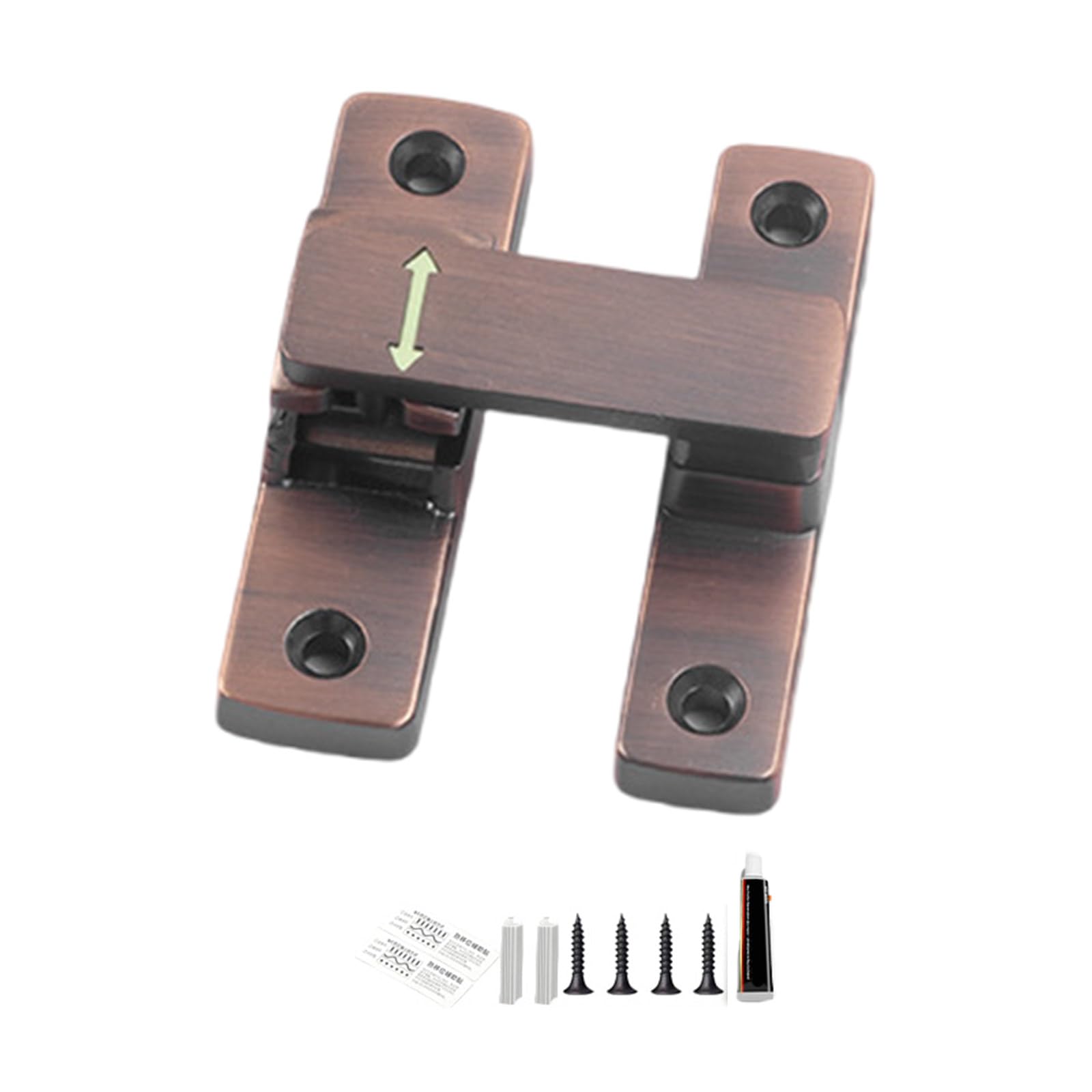 90/180 Degree Barn Door Zincs Alloy Flipping Door Antitheft Buckle Bolts Sliding Barn Zincs Alloy Flipping