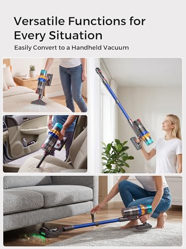 Image of Smart Cordless Vacuum Cleaner, 650W 60KPa 75Min Vacuum Cleaner for Home