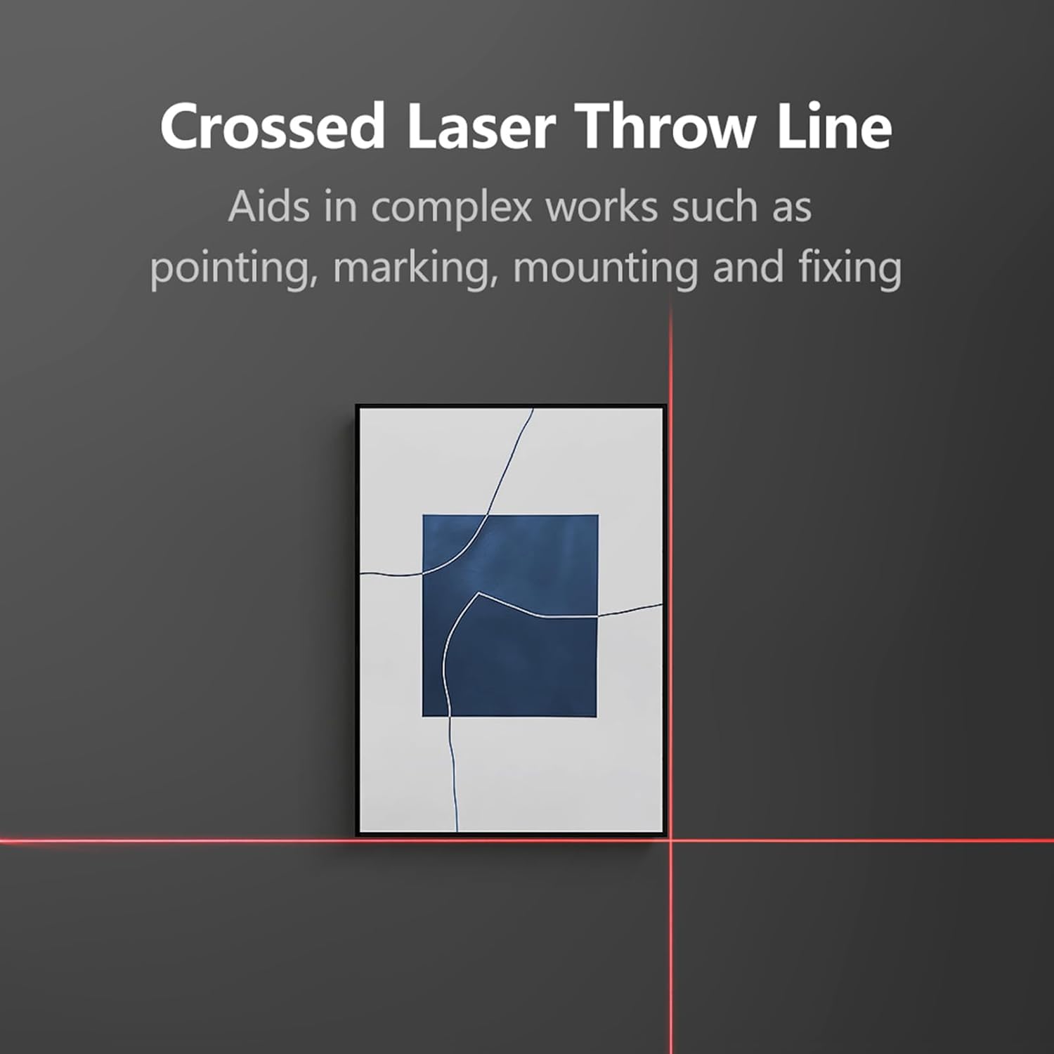 RONGUAN Laser Measure on a pedestal with text 'Voice announcements Data storage'.