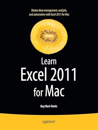 Learn Excel 2011 for Mac book cover