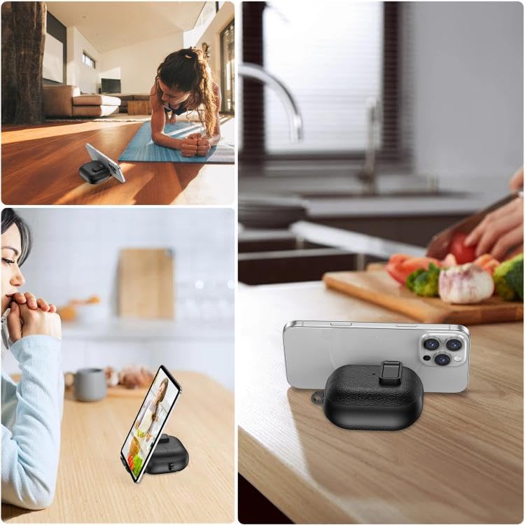 Rongep Samsung Galaxy Buds 3-Pro-3 FE için Guard-Stant Kulaklık Kılıfı Çizilme ve Darbe Önleyici Buds 3 Pro Koruyucu Rahat Tutuş Sağlayan Kilit Tasarımlı Deri Görünümlü Buds 3 Pro Kılıfı (Siyah)