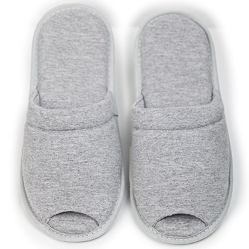 Chinelo Pantufa Feminina Aberta Em Malha Cotton Day (35-36, Cinza)
