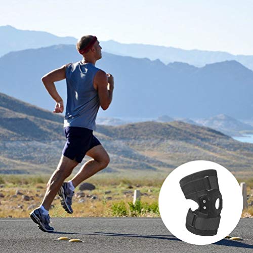 Suporte de joelho esportivo Exceart para treinamento com alça de joelho, ajustável, para malhar, esc