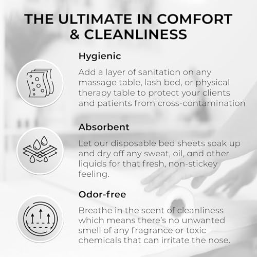 Funda desechable para cama de masaje transpirable para sudor y aceites 4
