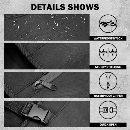 Soft Lowers Chaps Cubiertas para Protectores de Motor para Softail 2018 en adelante | Calentadores de Piernas de Nylon, Cubiertas para Barras de Choque, para Fat Boy FLFBS 114 FLFB 107 Slim FLSL Standard FXST Street Bob Breakout miniatura 6