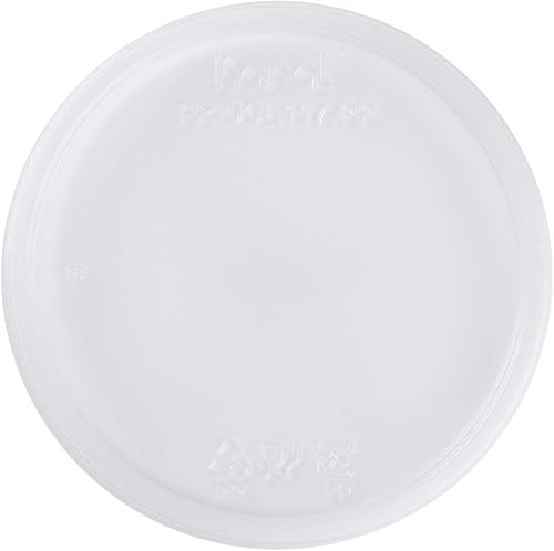 Karat FP-DCL117-PP Tapa plana para recipientes de polipropileno de 8 onzas 32 onzas 03 pulgadas de altura 461 pulgadas de ancho 473 pulgadas de disponible en Yaxa Colombia