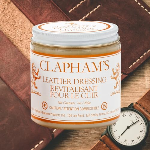 CLAPHAM’S BEESWAX Leather Dressing, A Leather Conditioner for Furniture, Jackets, Footwear, Accessories, Saddles, Tack & More2