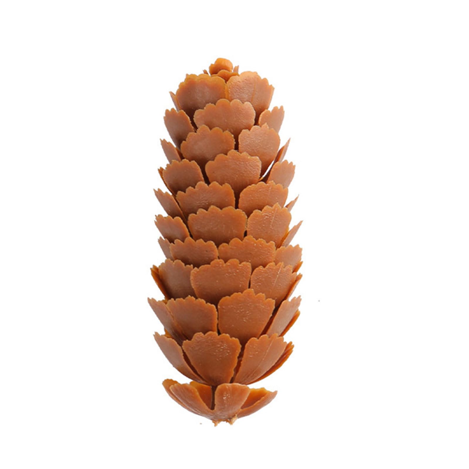 100pcs / pack Traditional Pine Cone Shaped Decorations Hanging Ornament for Window and Wall Holiday Tree Embellishments Christmas Pinecones Ornament