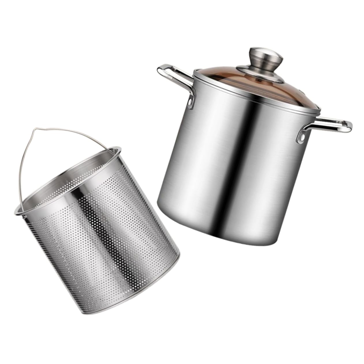 Poêle à frire en métal pour frites maison en famille