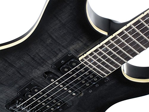 Rocktile Pro J150-TB guitare eléctrique noir transparent - Les Beatles, Paul McCartney, John Lennon, RIngo Starr, George Harrison Rocktile Pro J150-TB guitare eléctrique noir transparent – Image 4