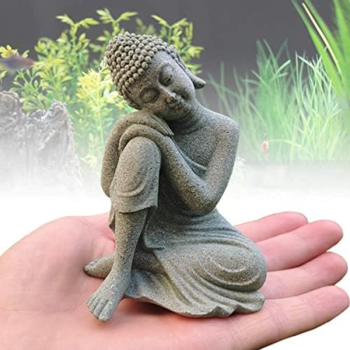Aquarium Buddha Statue Japanese Fish Tank Decorations HeavyDuty