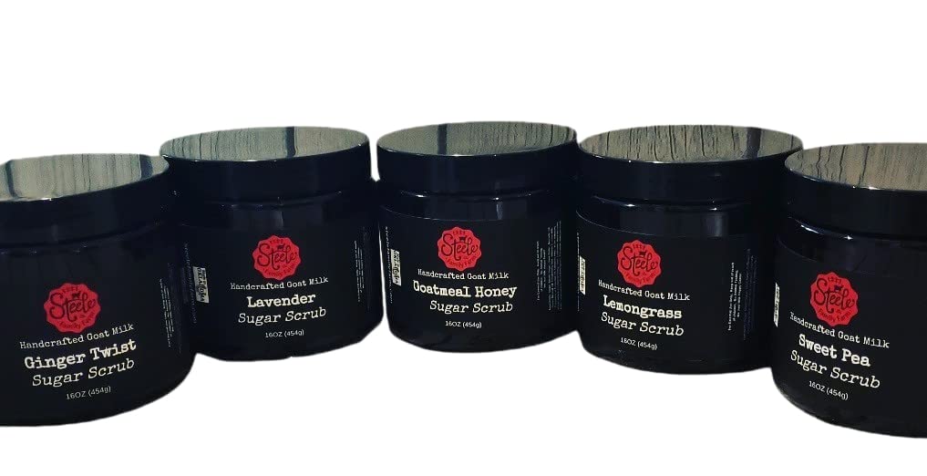 Handcrafted Goat Milk Sugar Scrub - 16oz