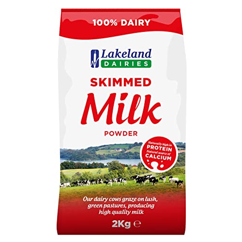 Lakeland Dairies Skimmed Milk Powder 2kg High Protein Long Life Milk