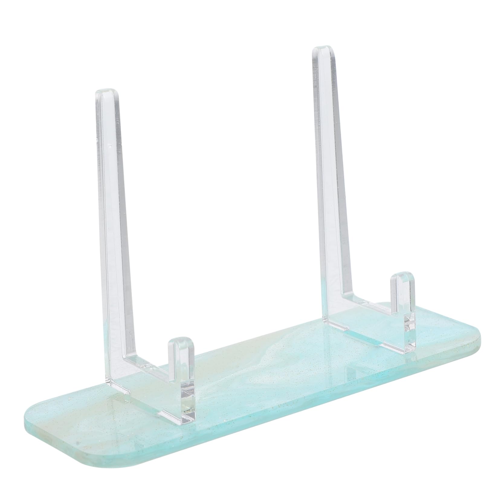 Ciieeo Acrylic Plate Stand Multi-use Display Rack Tabletop Photo Easel for Cards Signs Mini Art Display Stand Compact Stylish