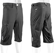 AERO|TECH|DESIGNS Men's Bicycle Commuter Urban Pedal Pusher Knickers 4 Zippered Cargo Pockets, Stretch Woven - coolthings.us