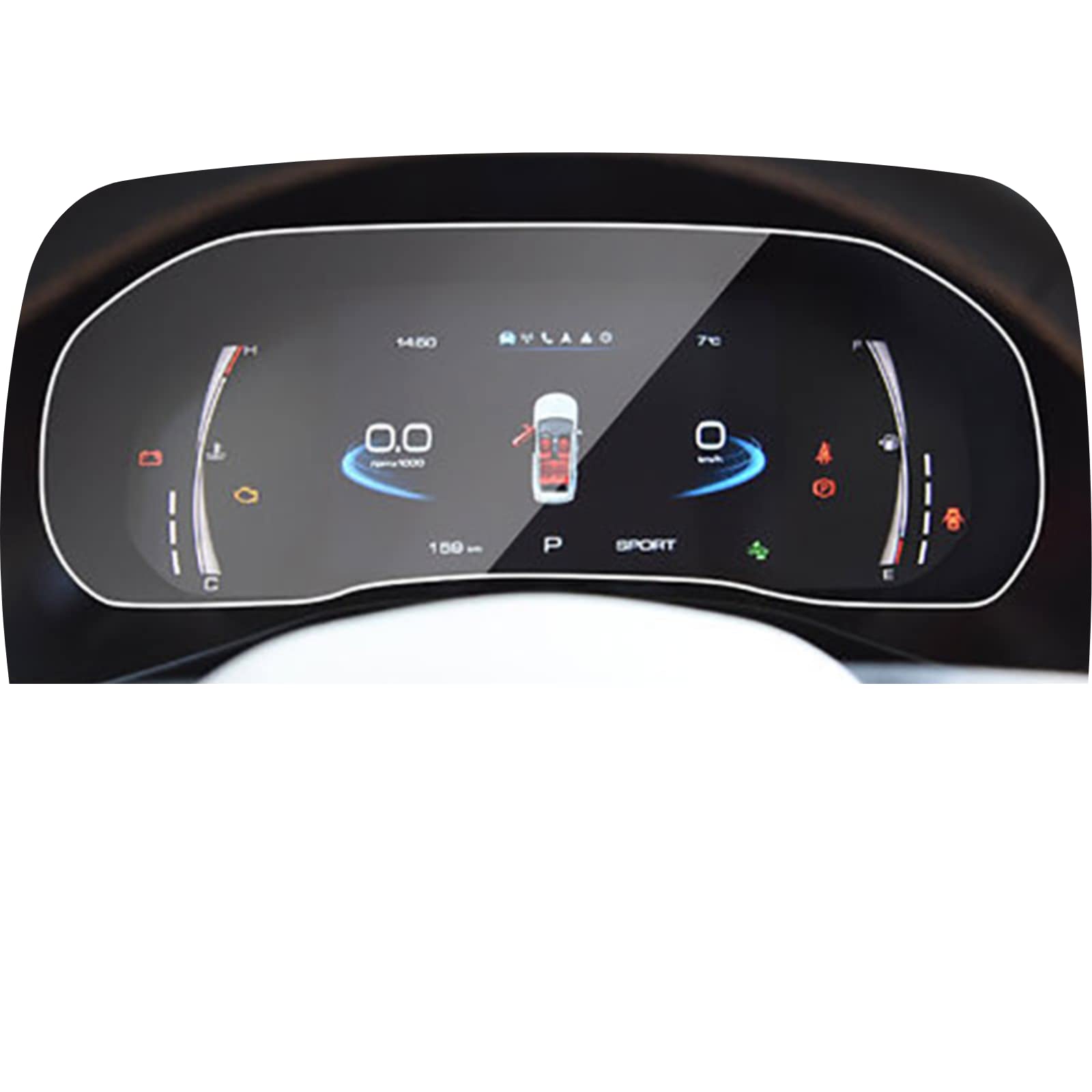 Film protection écran verre trempé Haval Jolion 2021 navigation LCD