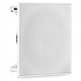 Caixa de som de embutir 8'' arandela coaxial quadrada 100w 8 ohms