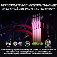 Kingston FURY Beast Schwarz RGB 32GB (2x16GB) 6000MT/s DDR5 CL36 DIMM Desktop Gaming Speicher Kit mit 2 AMD EXPO/ Intel XMP - KF560C36BBE2AK2-32 – Ansicht 2