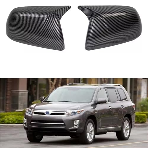 Coque rétroviseur Highlander décoloré cassé plastique carbone - 2