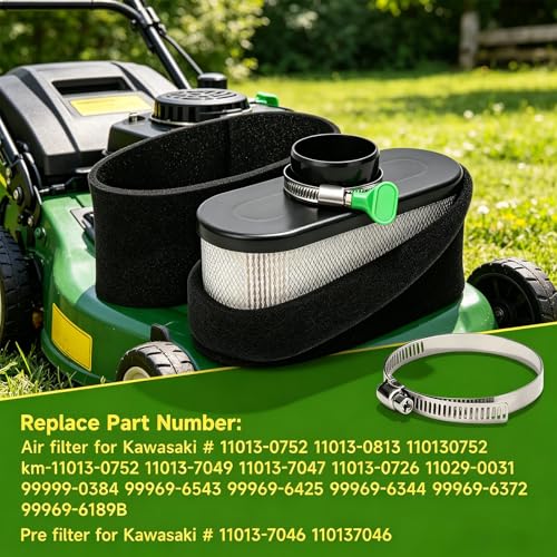 Image of 11013-0752 FR691V Air Filter for Kawasaki FR /FS 4-stroke engines