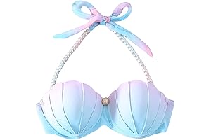 Enticing Strappy Seashell Bikini Top: Elevate Your Mermaid Mystique