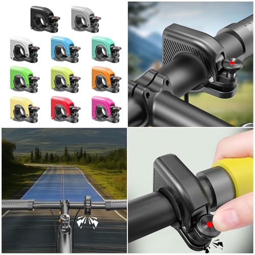 Campanas de bicicletas eléctricas recargables de sonido regulable 2