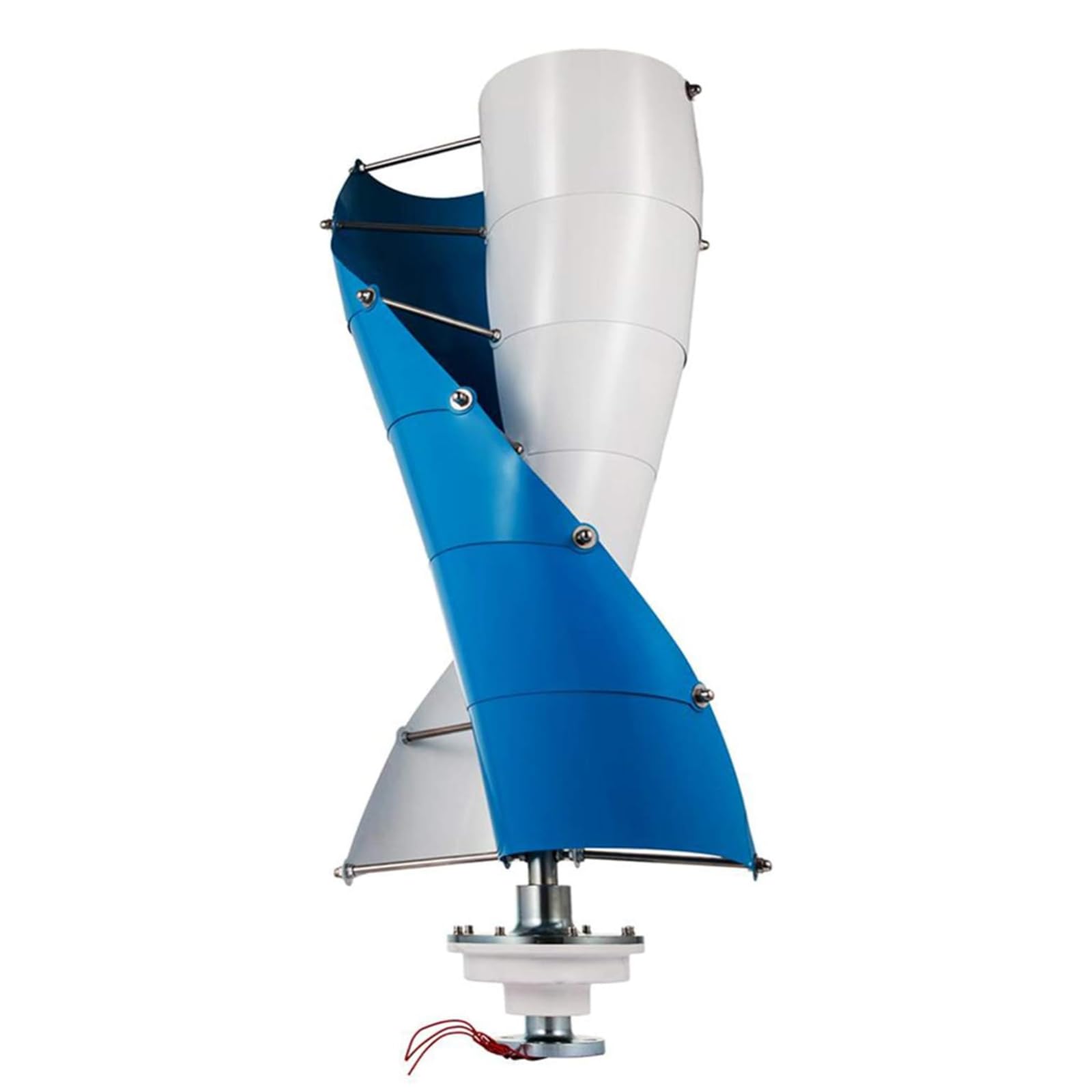Generatore di Turbina Eolica Verticale ad ASSE con 15000W,12V | Con Controllore MPPT 12V24V 48V220V Generatore Eolico a 2 Pale Turbina di Potenza Verticale