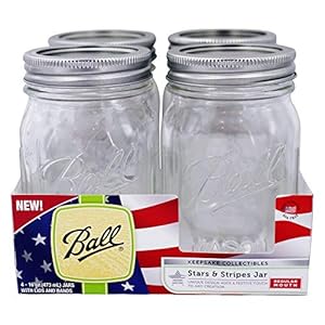 Ball Mason Gläser Stars & Stripes 4er-Pack