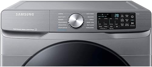 Miniatura 3 de Samsung WF45B6300AP Lavadora de carga frontal inteligente platino de 4.5 pies cúbicos