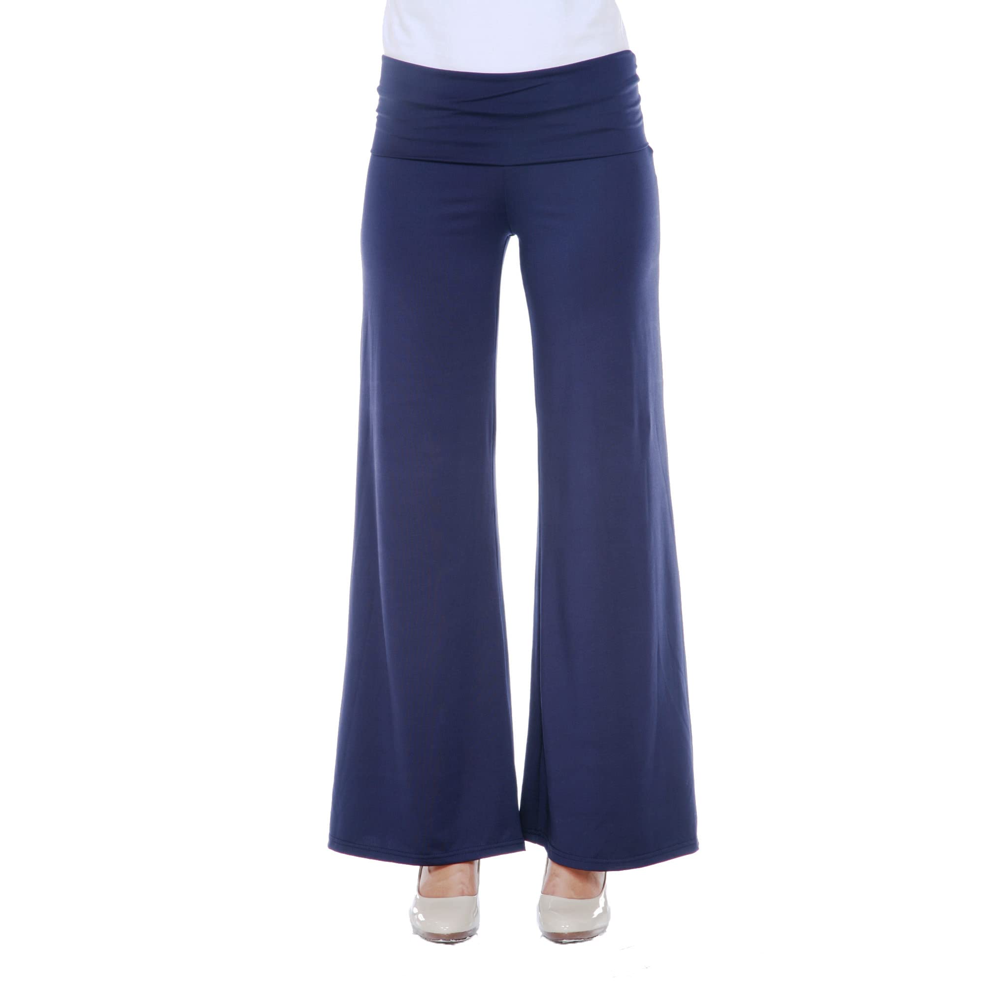 WM Womens Palazzo Pants Navy M