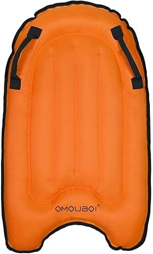 OMOUBOI Tabla de bodyboard inflable, tabla de cuerpo ligera, tabla de bodyboard suave, portátil, flotadores de 30 pulgadas, mini tablas de surf