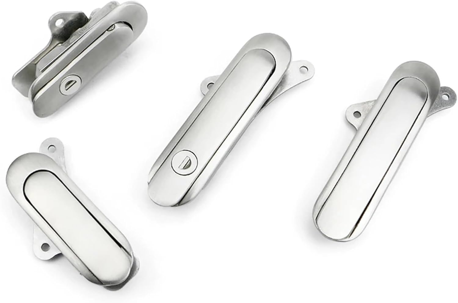 304 Stainless Steel AB403 Plane Lock Outdoor Distribution Box Electrical Control Cabinet Lock AB402 Mechanical Equipment Lock 1Pcs(403Withlock Cylinder)